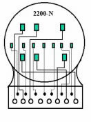 Meter Form 2200-N wiring diagram
